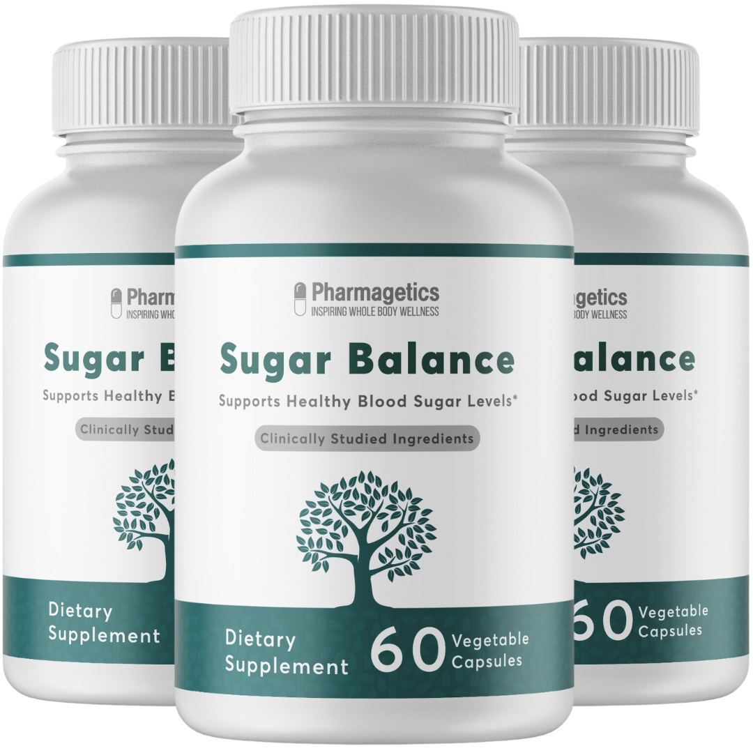 3 Bottles Sugar Balance Supports Healthy Blood Sugar 60 Capsules