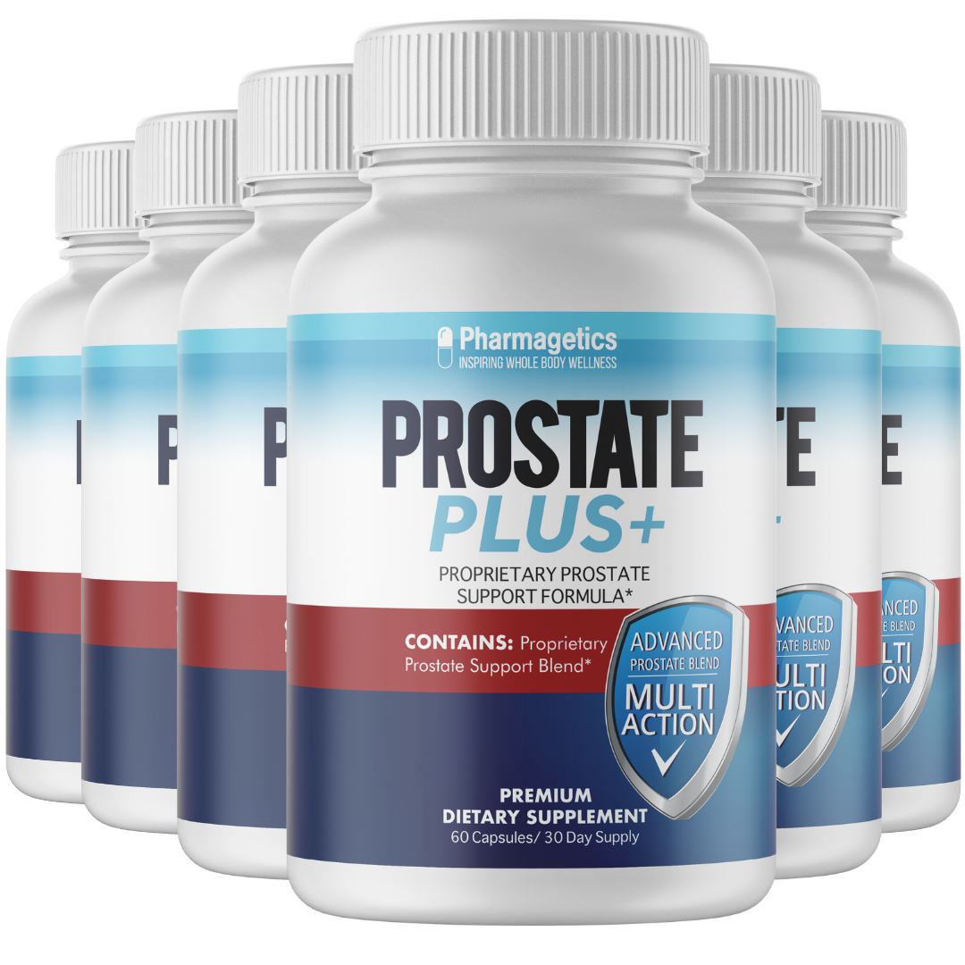 6 Bottles Prostate Plus+ Proprietary Prostate Support Formula 60 Capsules x6