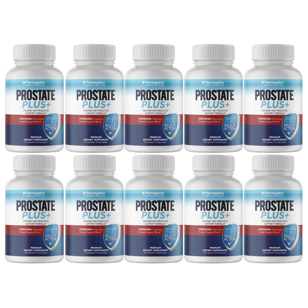 Prostate Plus+ Prostate Support Formula - Proprietary Blend - 12 Bottles 720 Capsules