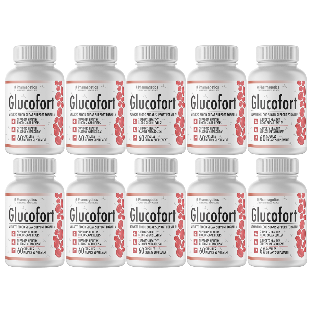 GlucoFort Advanced Blood Sugar Support 10 Pack, Gluco Fort