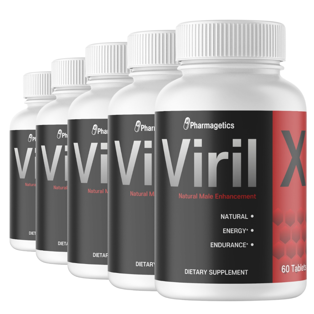 Viril X Dietary Supplement, Natural Male Enhancement, 300 Tablets - 5 Bottles