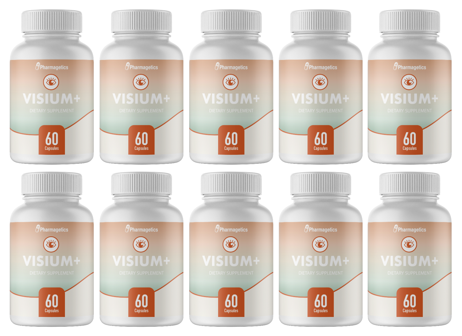 Visium Plus- Vision Support Supplement 10 Bottles 600 Capsules