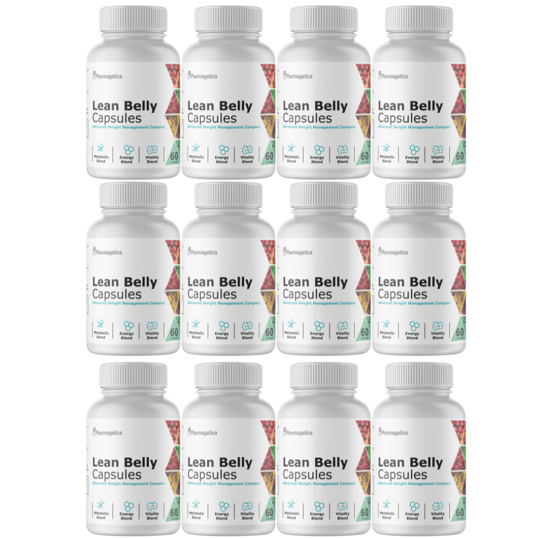 Lean Belly Capsules Advanced Weight Management Complex - 12 Bottles 720 Capsules