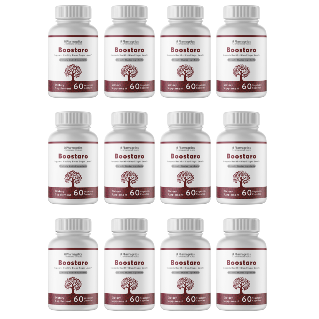 Boostaro - Supports Healthy Blood Sugar Levels 12 Bottles 720 Capsules
