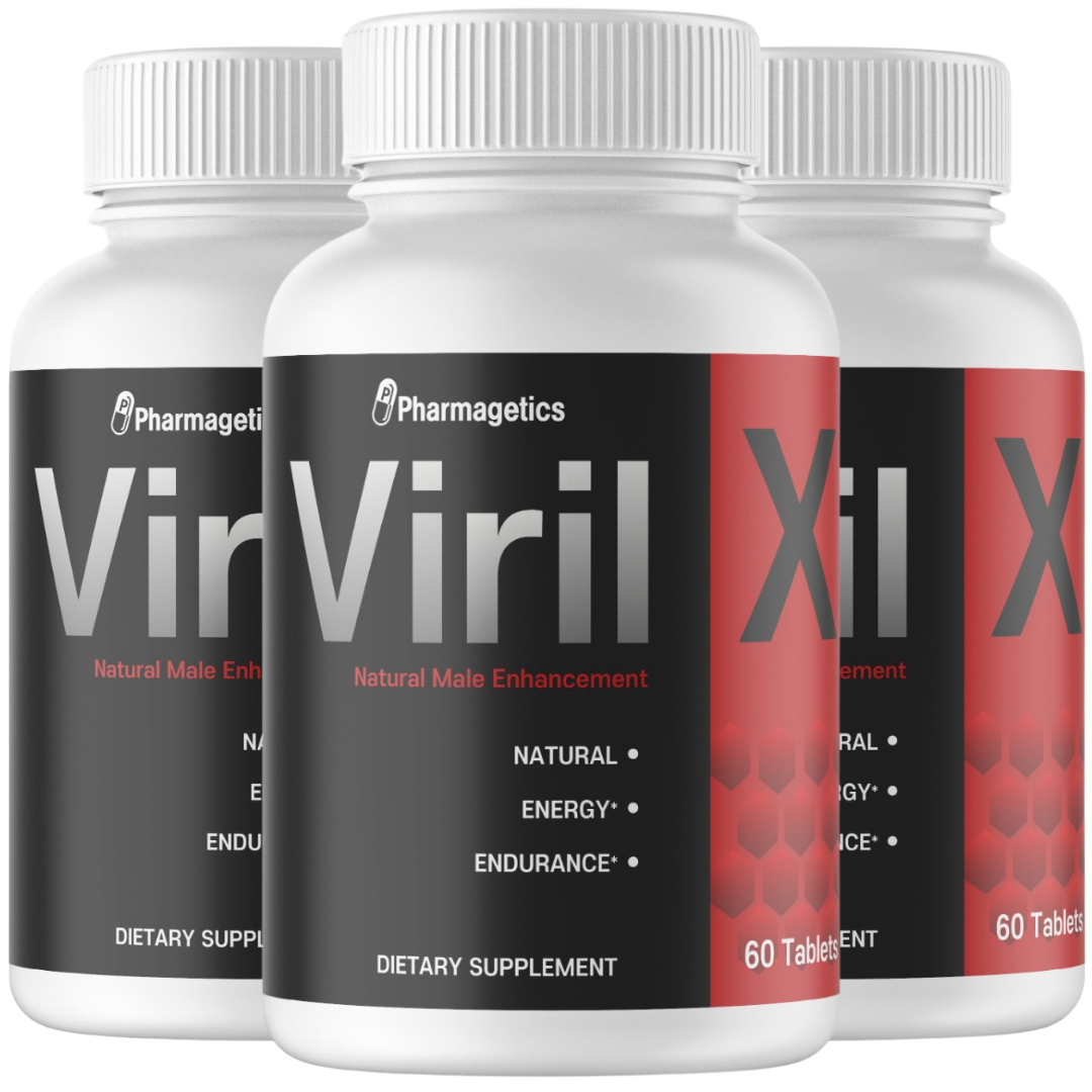 Viril X Dietary Supplement, Natural Male Enhancement, 180 Tablets - 3 Bottles