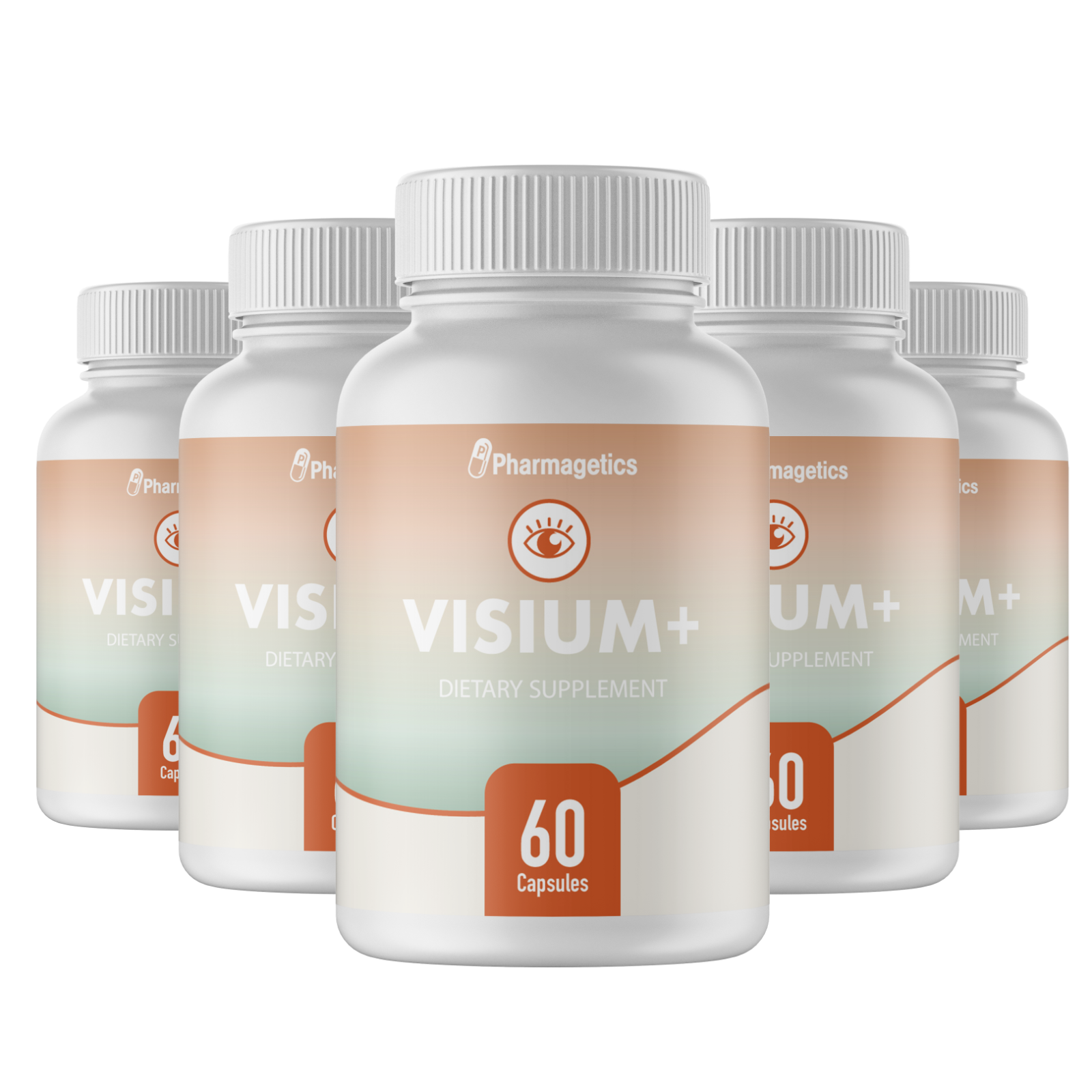 Visium Plus- Vision Support Supplement 5 Bottles 300 Capsules