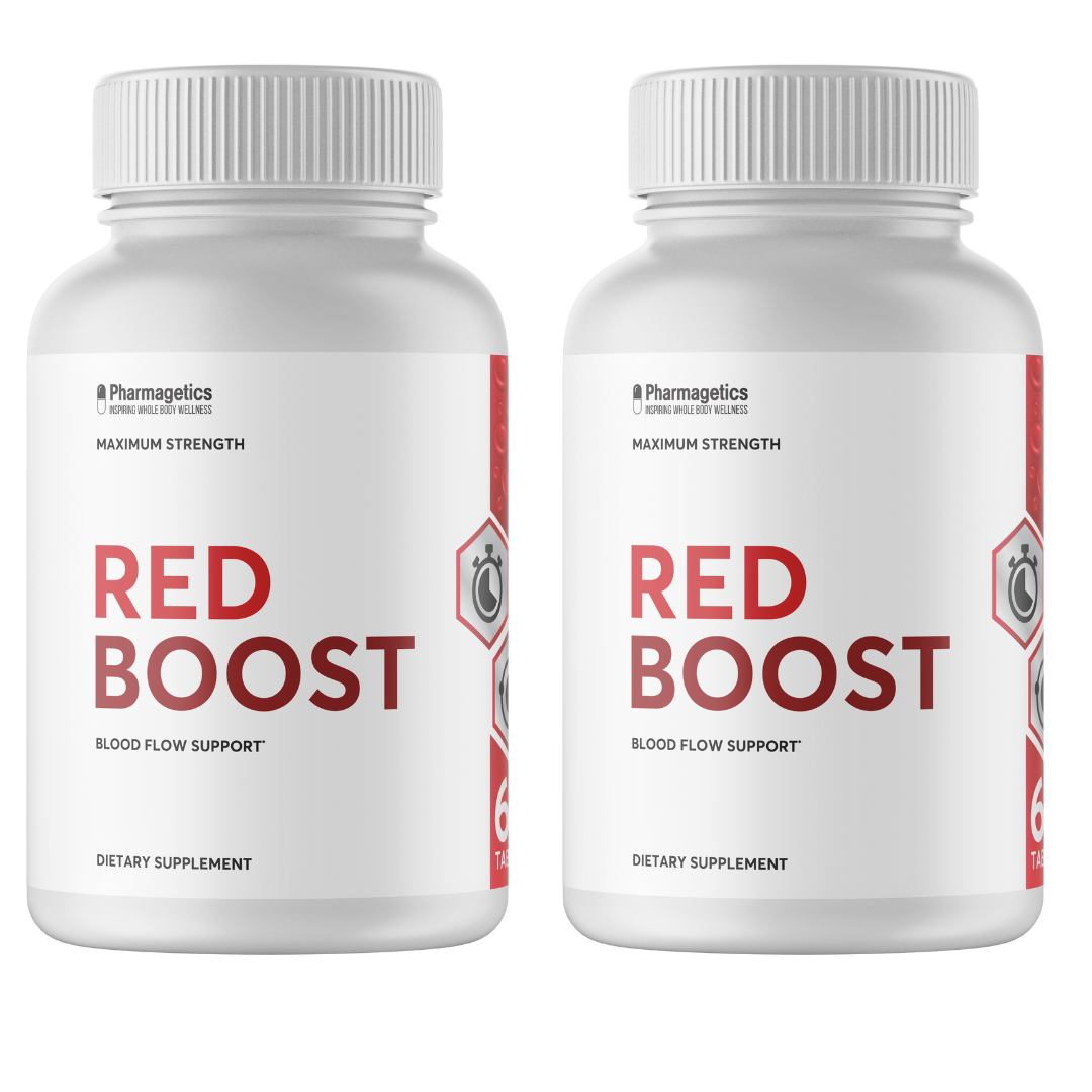 Red Boost Blood Flow Support - 2 Bottles 120 Tablets