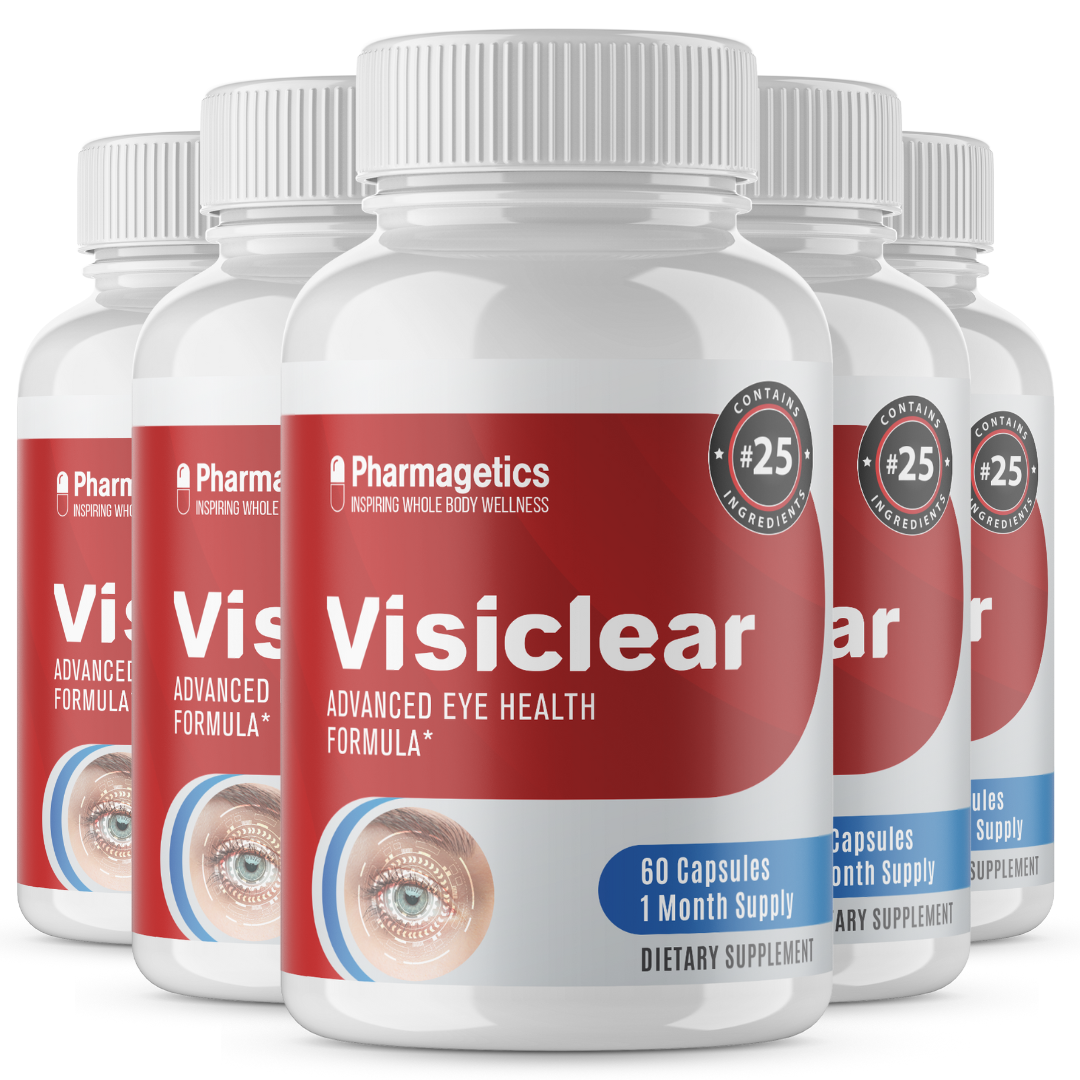 VisiClear Advanced Eye Health Formula, Visi Clear - 5 Bottles, 300 capsules