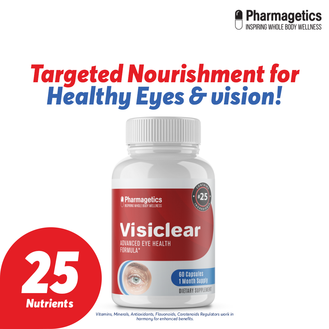 Visiclear Advanced Eye Supplement Vision Vitamins Including Lutein + Zeaxanthin