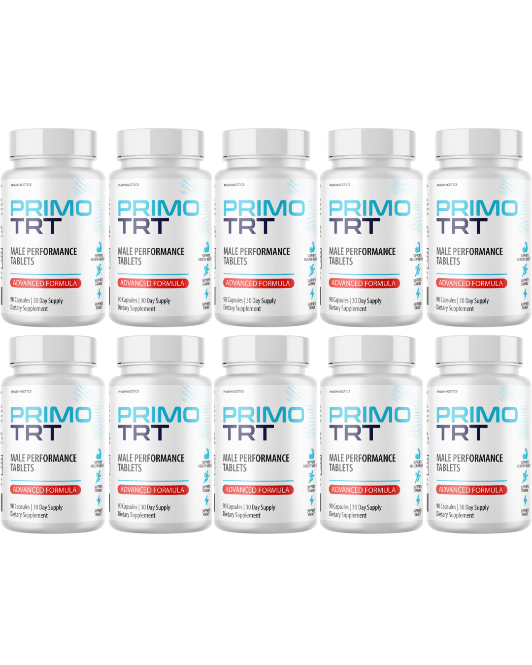 Primo TRT  Men Supplement For Muscle Health & Stamina Support  10 Bottles