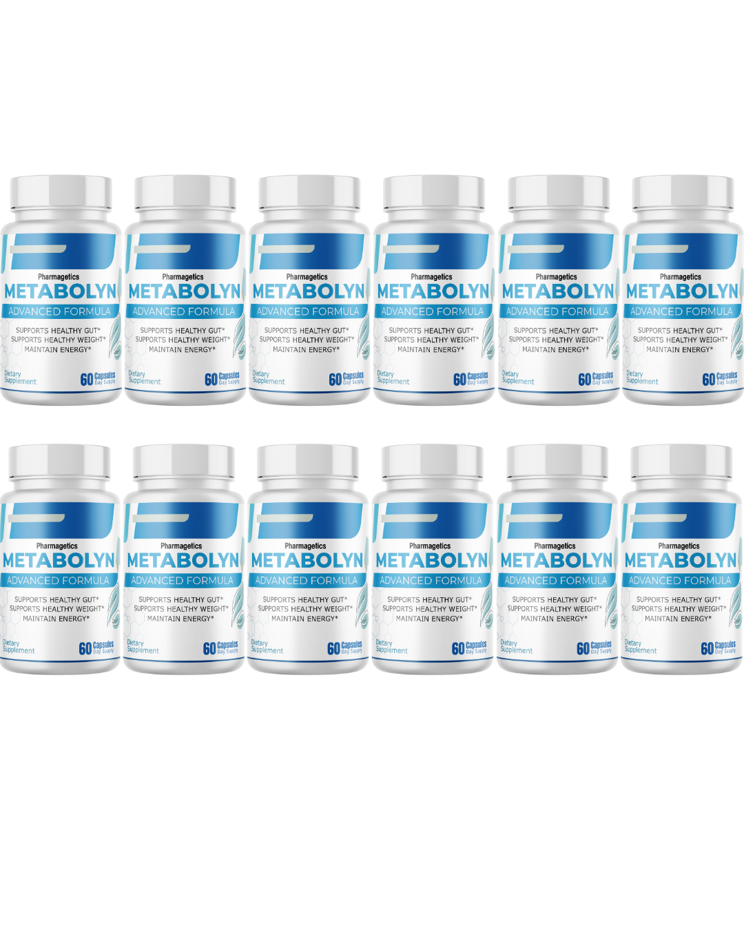 Metabolyn Advanced Formula For Gut Health & Weight Management 12 Bottles