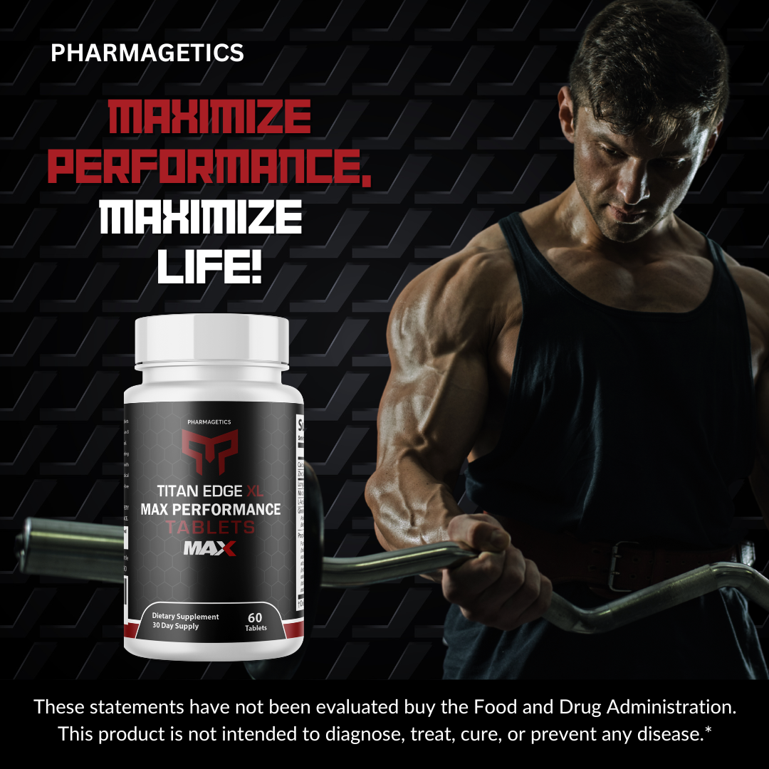 Titan Edge XL Max Tablets - TitanEdge XL Max Supplement - 3 Bottles