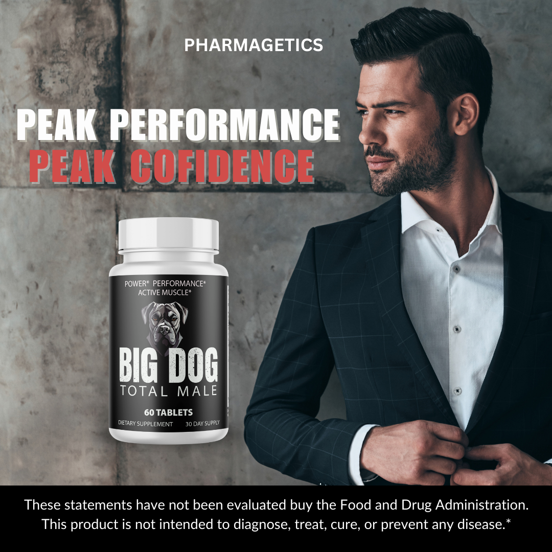 Big Dog Advanced Formula For Men Health Support Supplement 4 Bottles