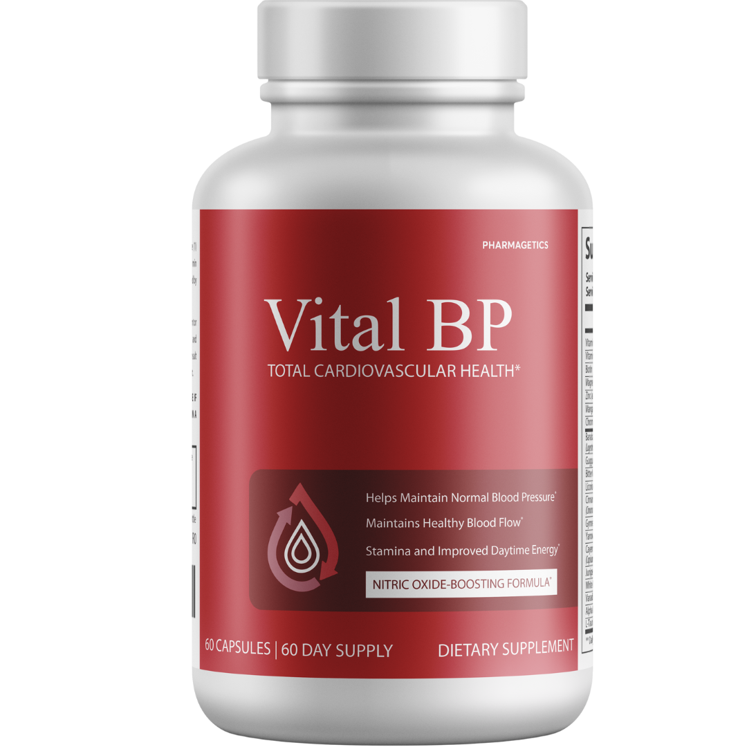 Vital BP - Support for Normal Blood Pressure - Supports Blood Flow & Arteries - 60 Capsules