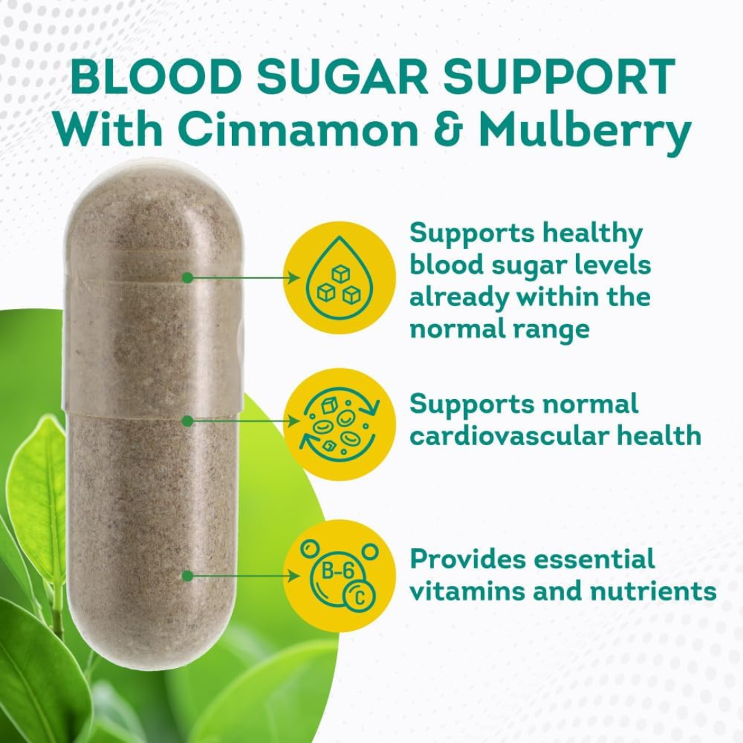 10 Pack CeraCare Blood Sugar Support 60 Capsules 10x