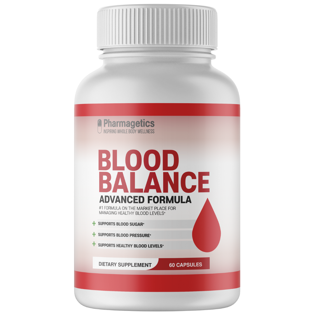 2 Bottles Blood Balance Formula Advanced Blood Sugar Formula - 60 Capsules x2