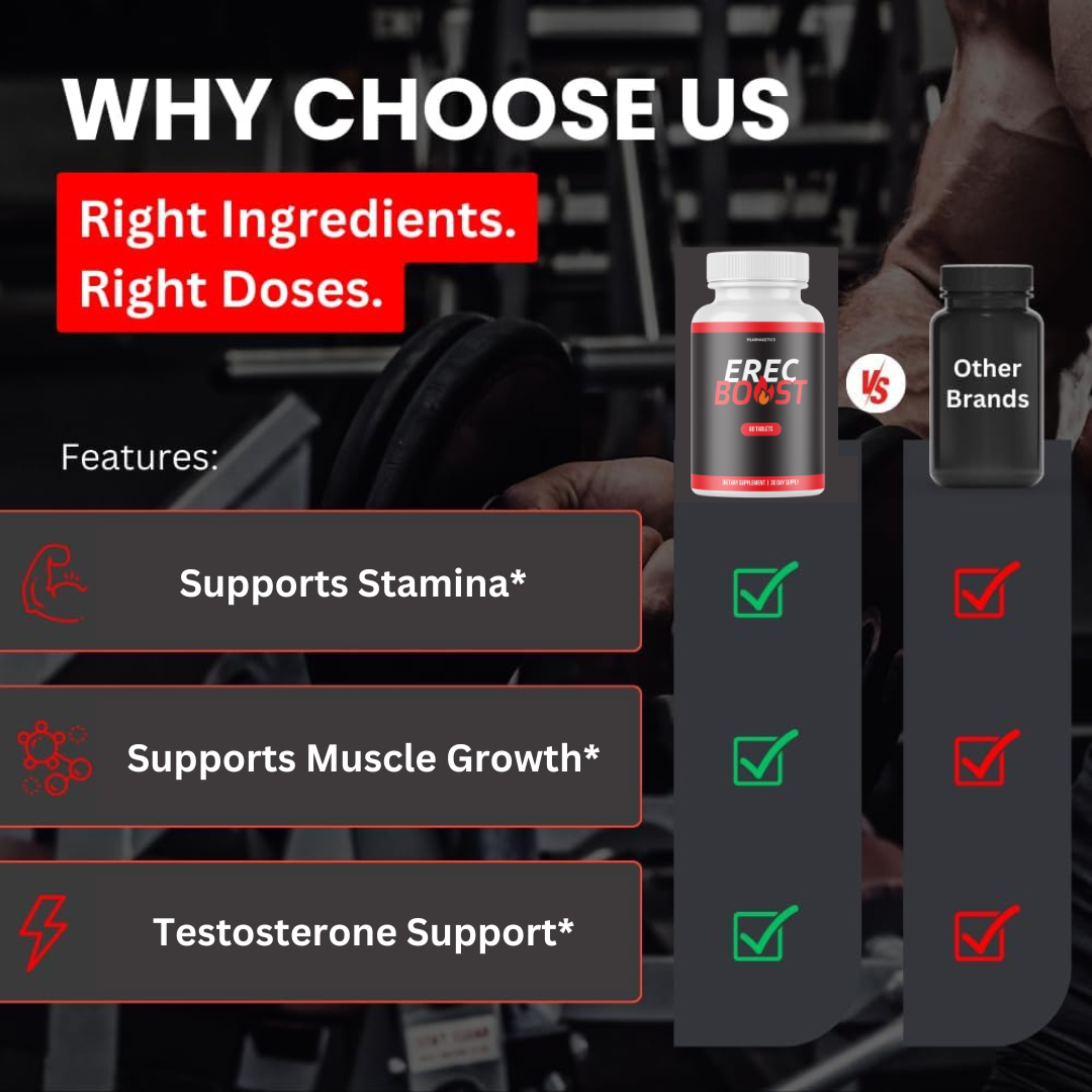 Erect Boost Dietary Supplement for Men - 6 Bottles