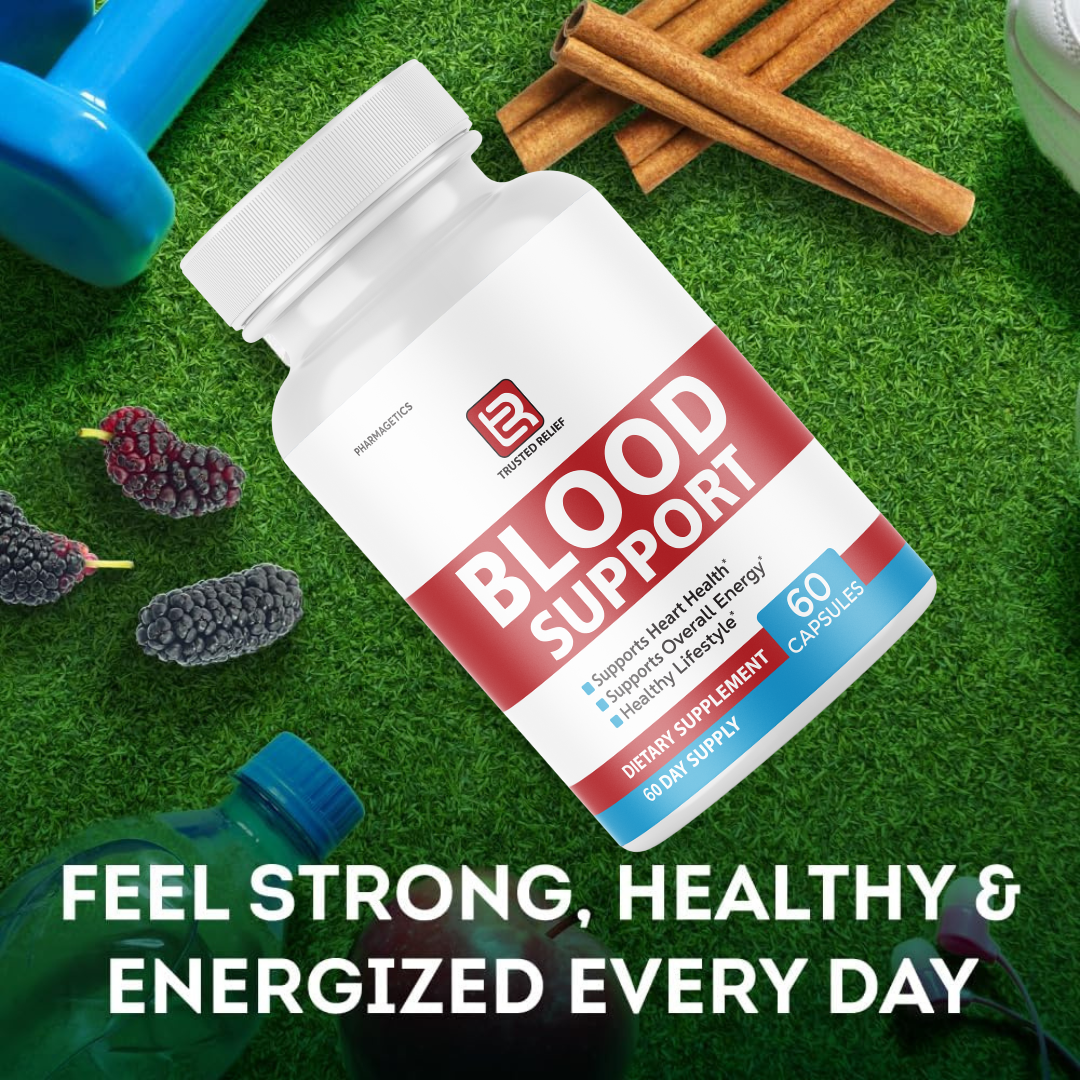 Trusted Relief Blood Support for Managing Sugar & Pressure Levels - 2 Bottles