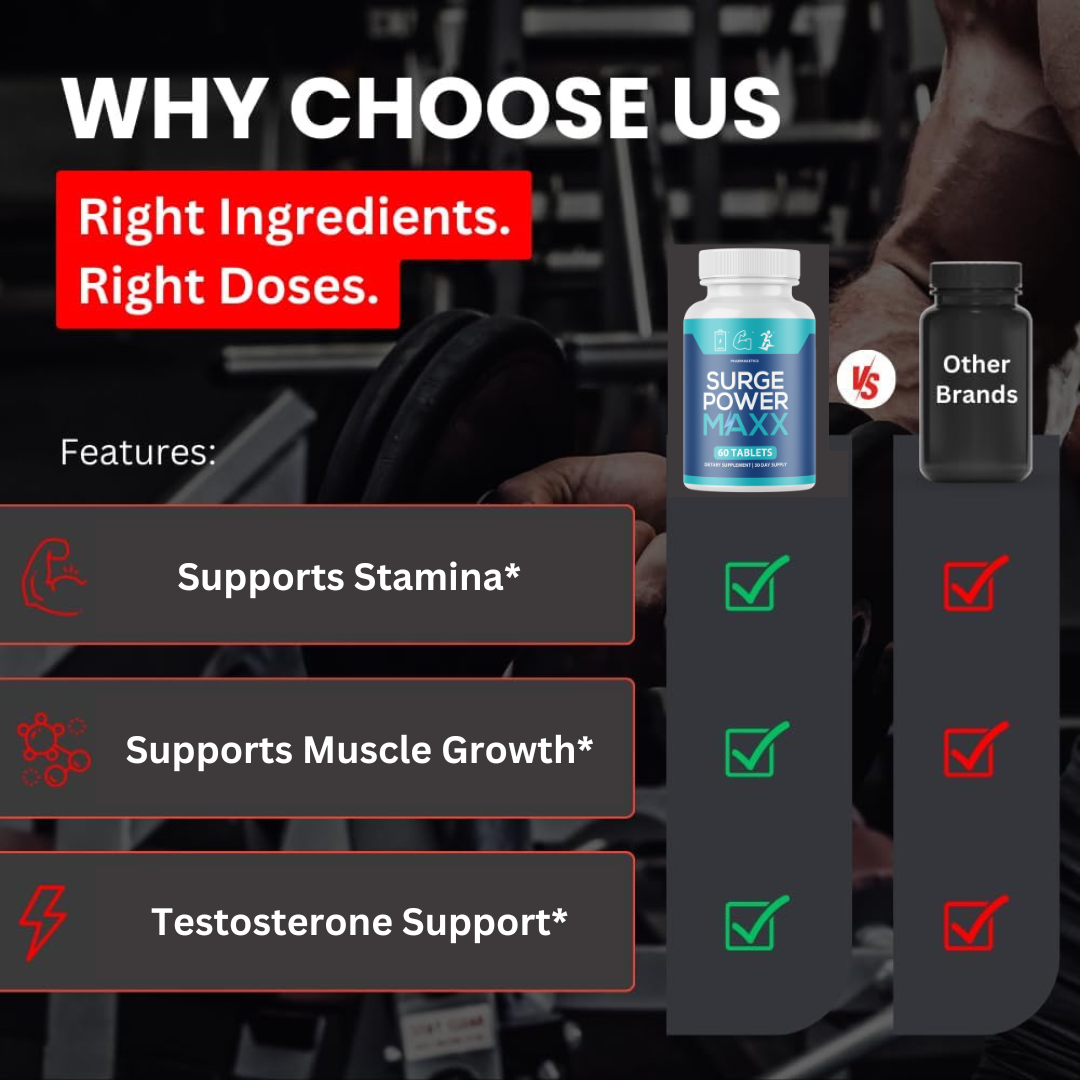 Surge Power Maxx Enhancement for Men Surge Power - 6 Bottles