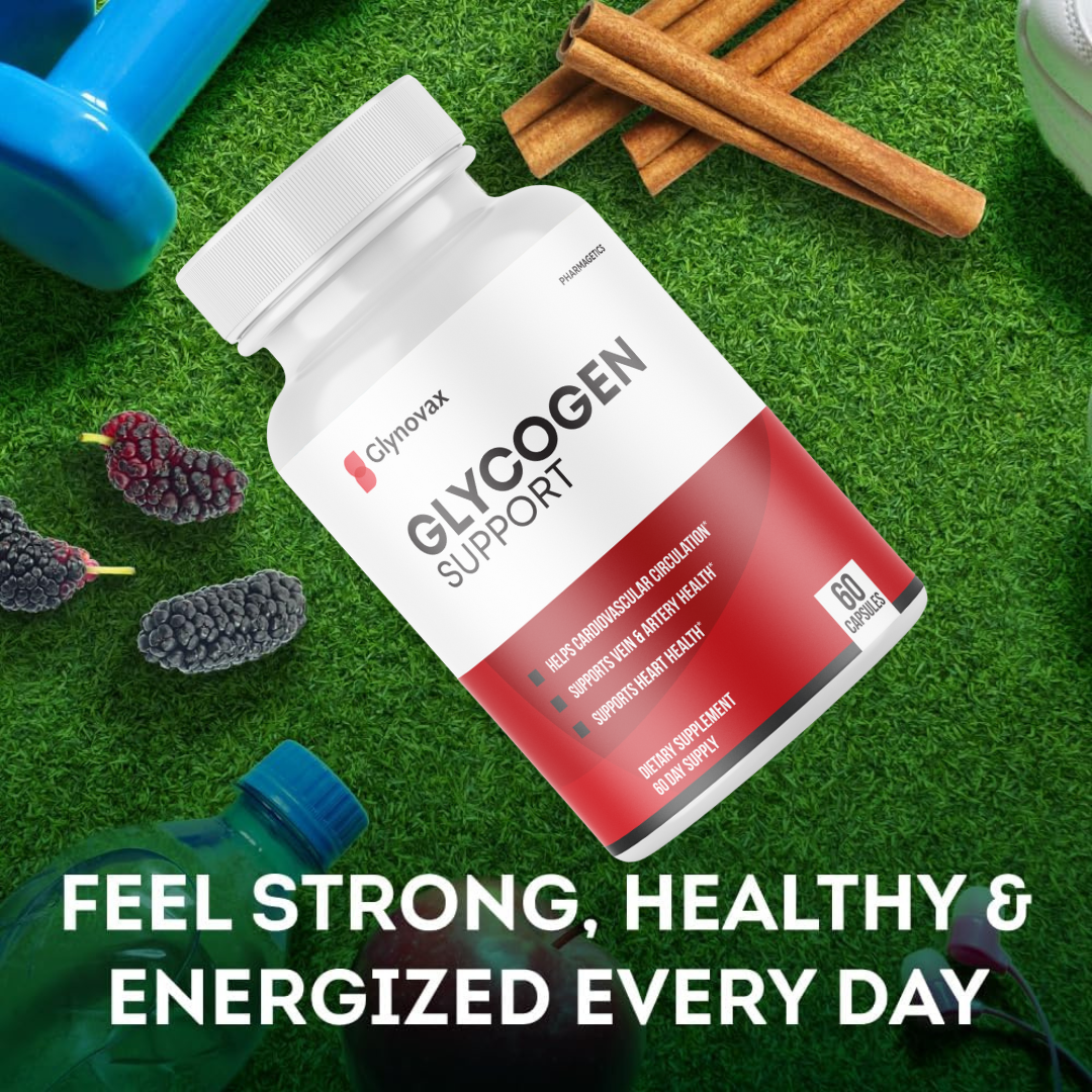 Glycogen Blood Sugar Support Pills Advanced Glynovax Formula - 10 Bottles