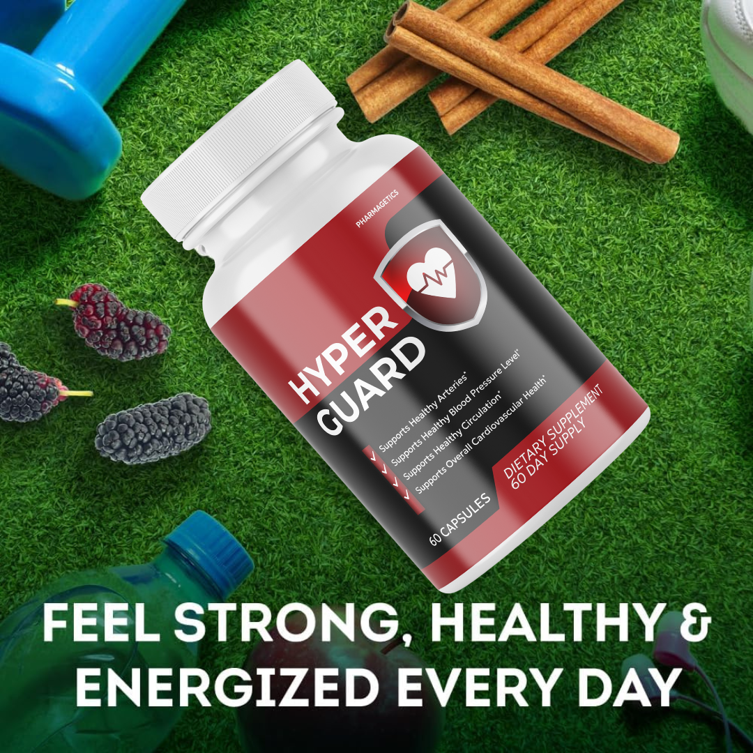 Hyper Guard Blood Support for Healthy Blood Levels & Heart Health - 2 Bottles
