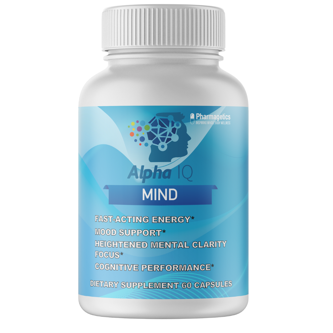 3 Bottles Alpha IQ Mind Supplement 60 Capsules x 3