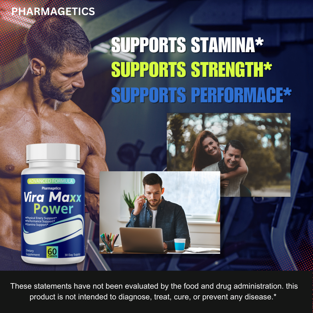 Vira Maxx Power Supports Male Physical Energy & Performance 5 Bottles