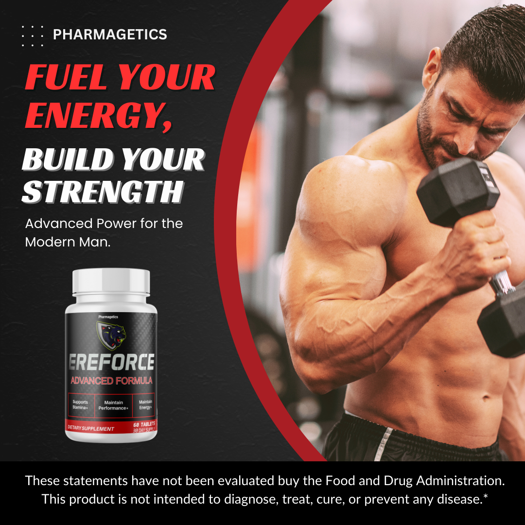 EreForce Advanced Male Formula For Performance, Stamina Support 6 Bottles