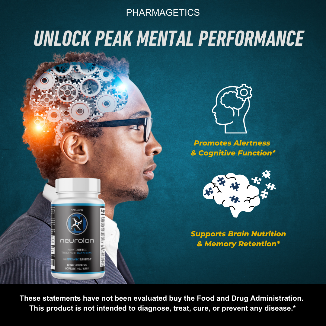 Neurolon Advanced Nootropic Pills to Support Memory and Focus - 2 Bottles