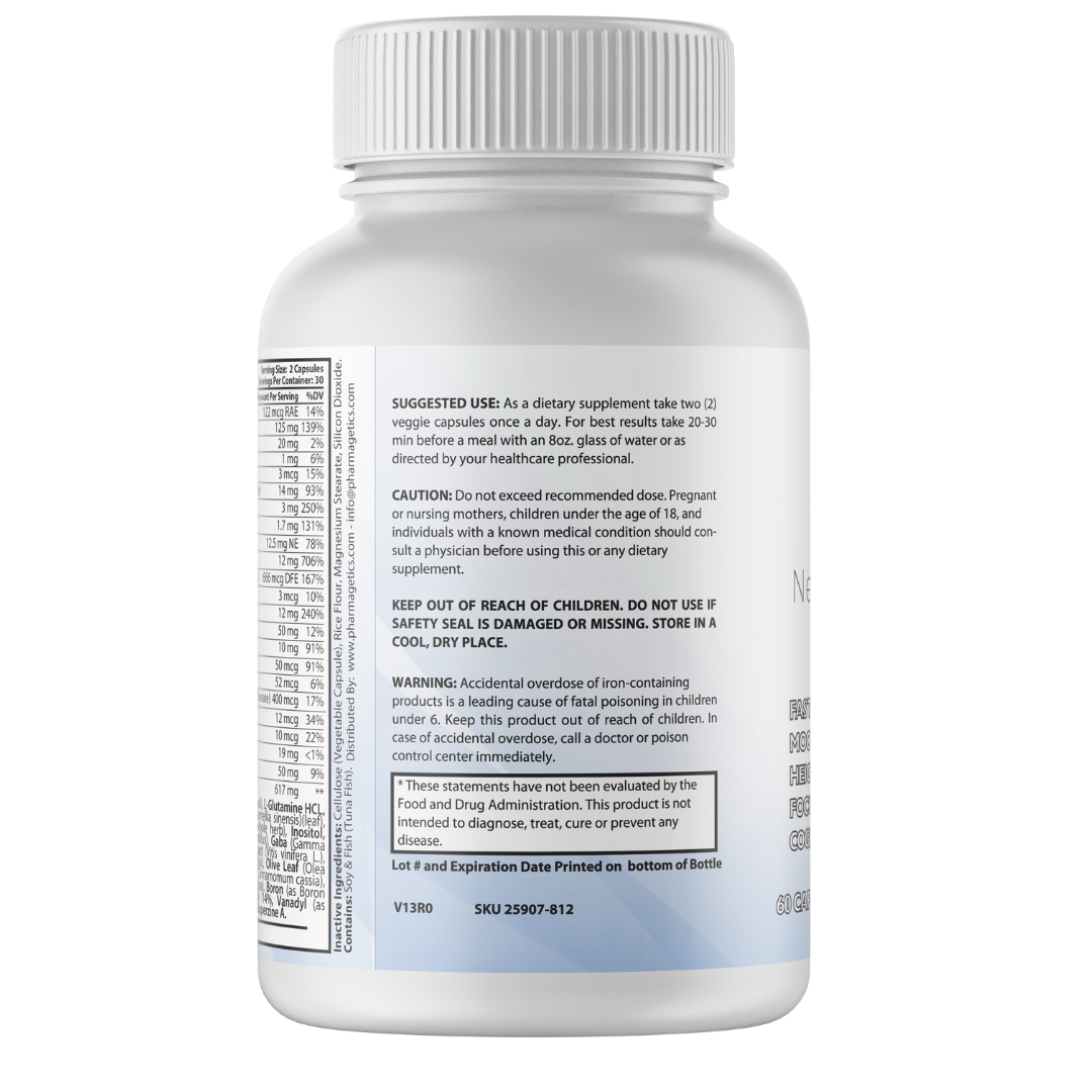 NeuroBoost IQ Nootropic Technologies - 60 Capsules