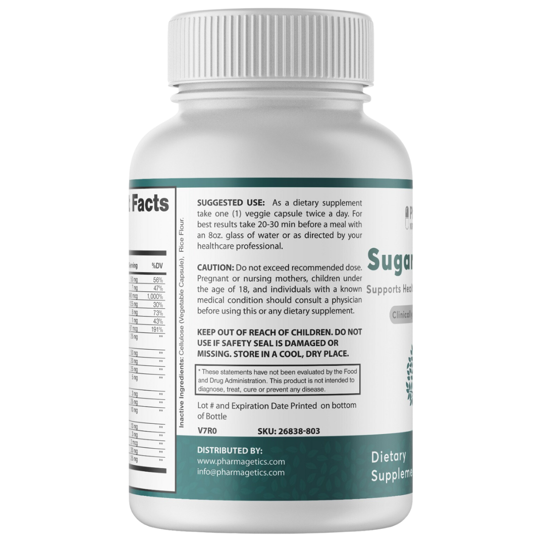 3 Bottles Sugar Balance Supports Healthy Blood Sugar 60 Capsules