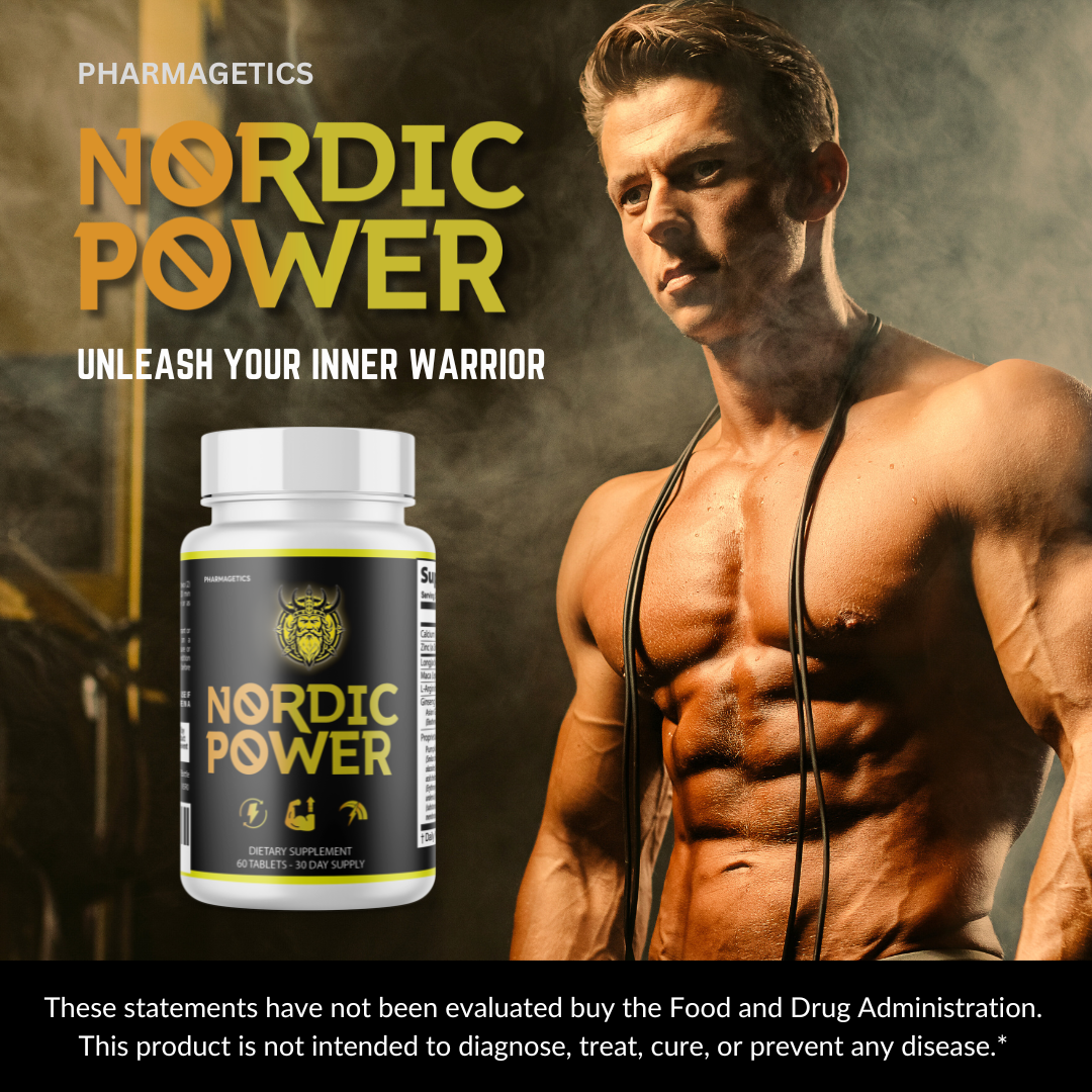 Nordic Power ed Pills, NordicPower for Men, Energy & Vitality - 3 Bottles