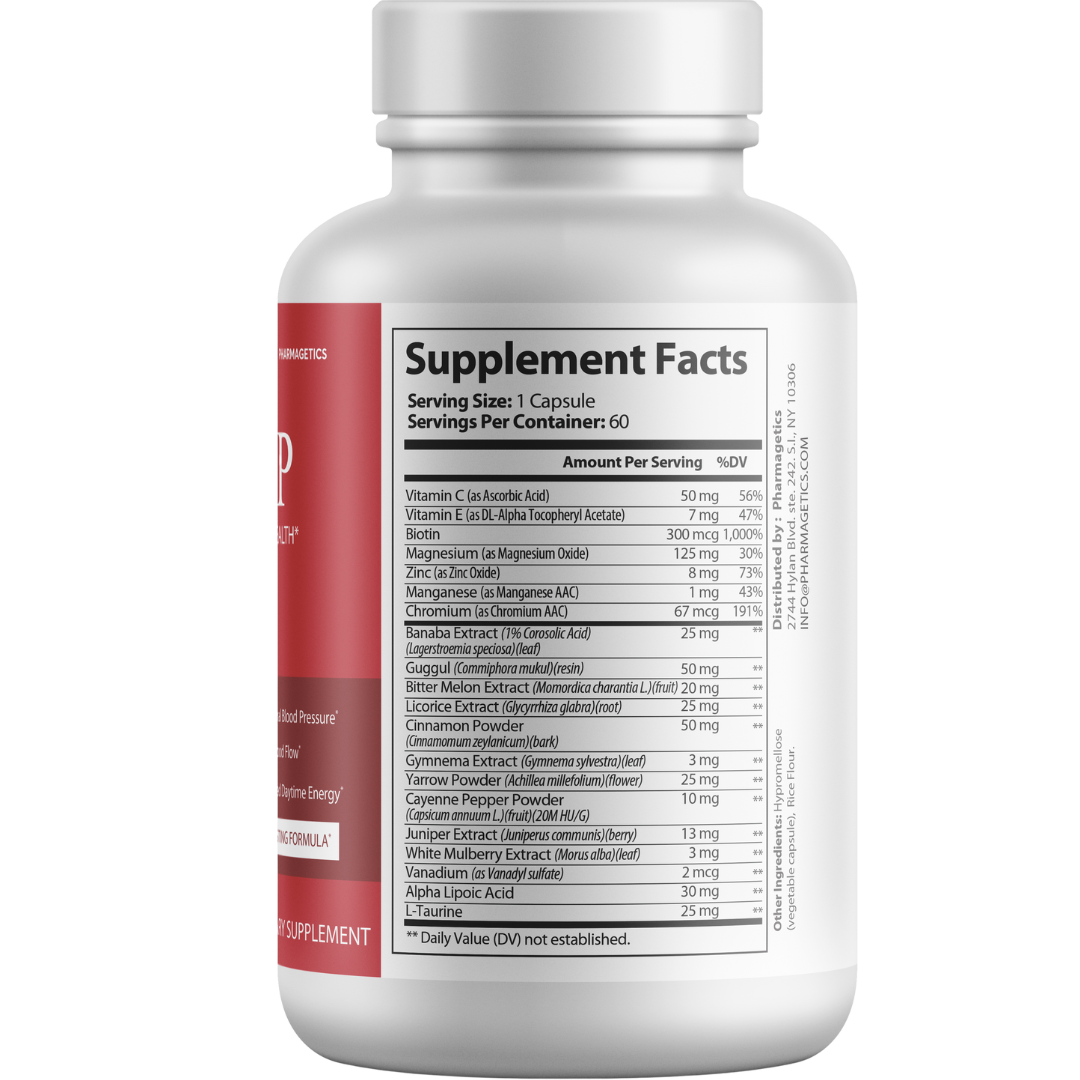 Vital BP - Support for Normal Blood Pressure - Supports Blood Flow & Arteries - 4 Bottles