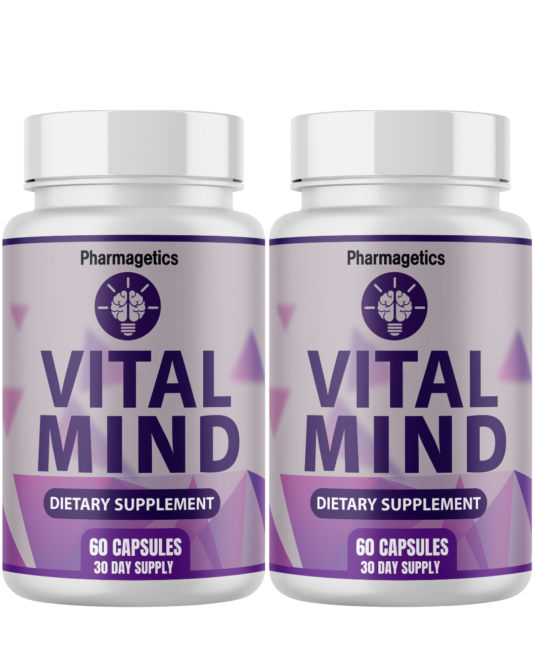 Vital Mind  Brain Health and Cognitive Support Dietary Supplement 2 Bottles