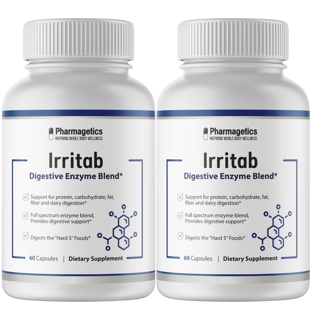 Irritab - Total IBS support, Natural Digestive Enzyme Support (2 Bottles)