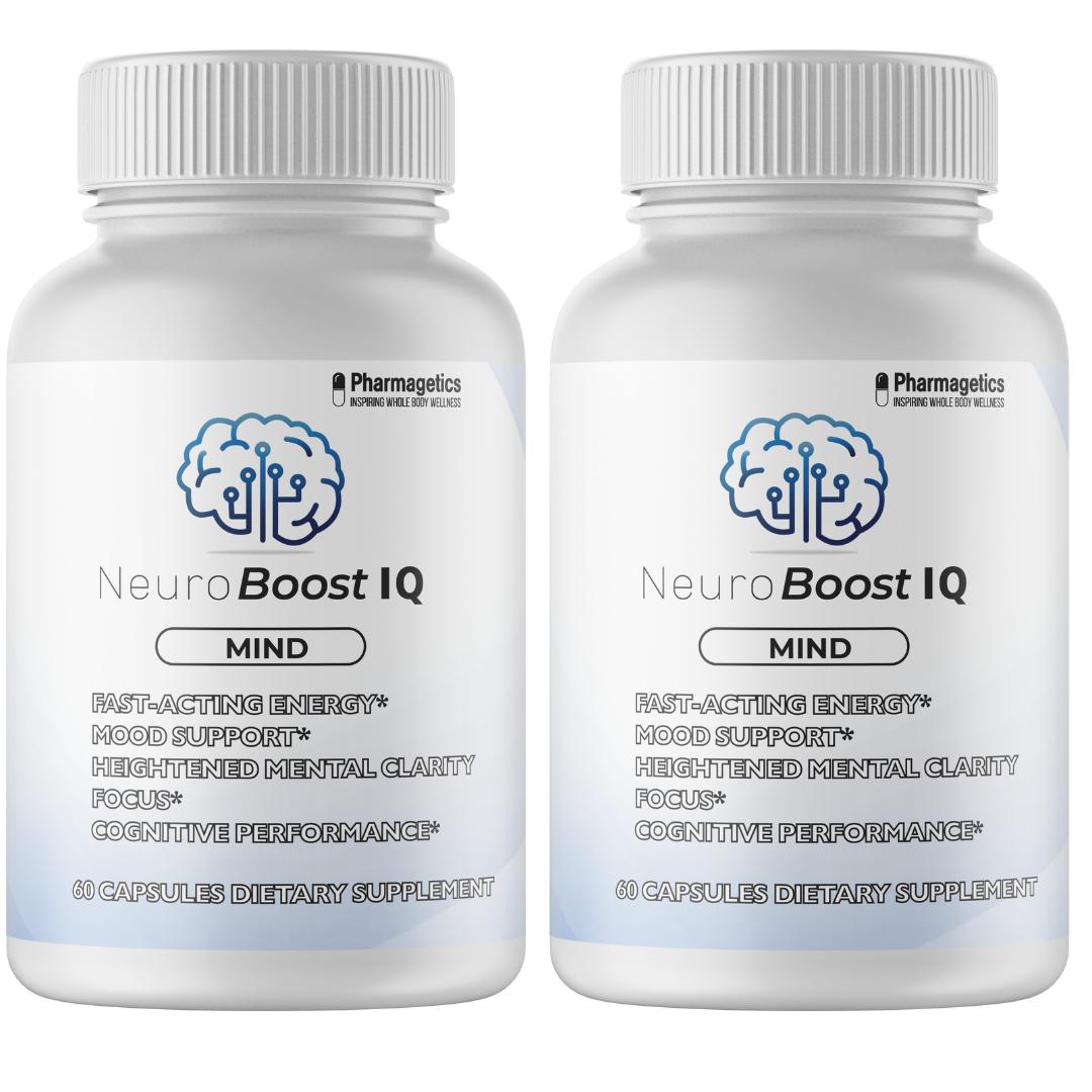 2 Pack NeuroBoost IQ Nootropic Technologies 60 Capsules x2