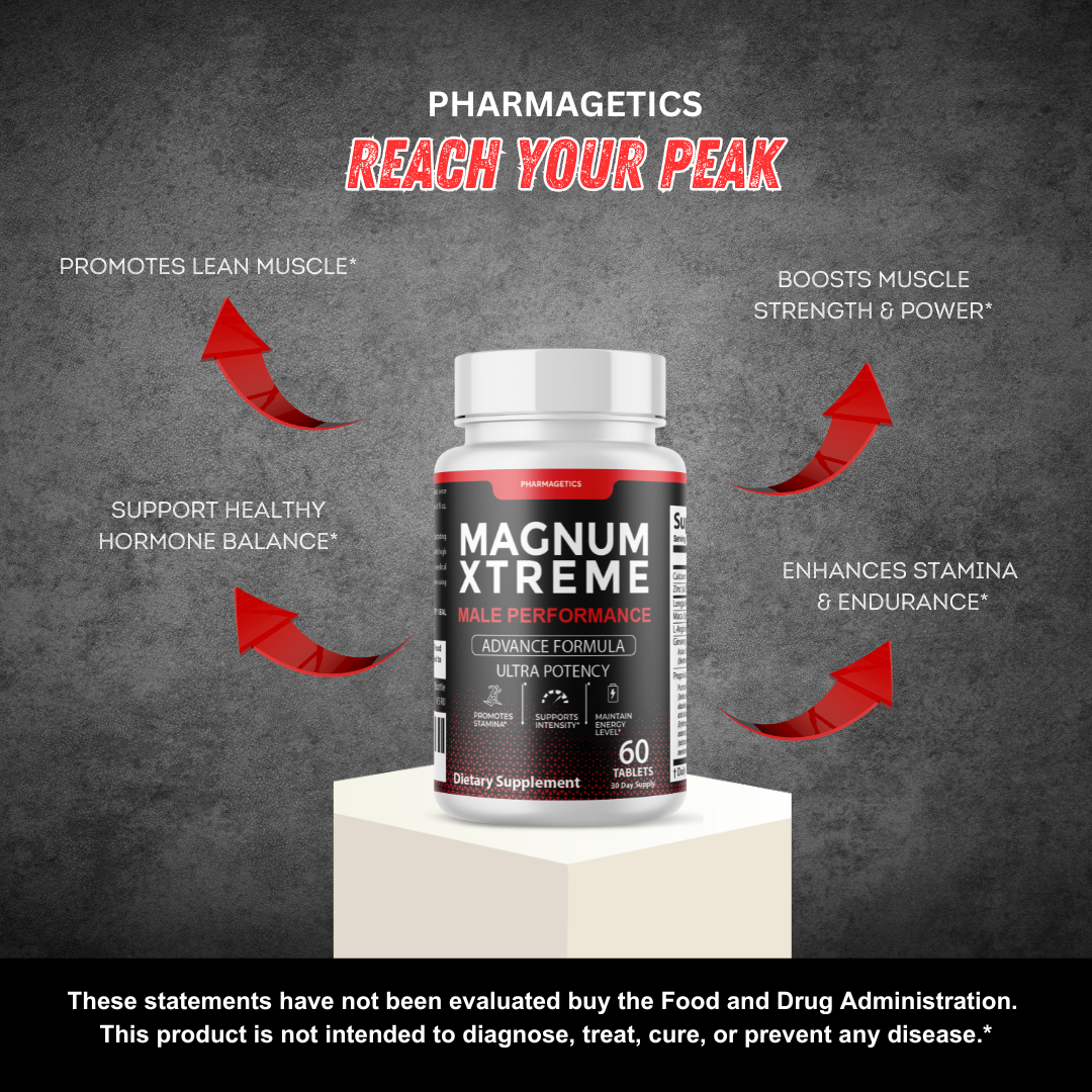 Magnum Xtreme Tablets Magnum Extreme Advanced Formula - 4 Bottles