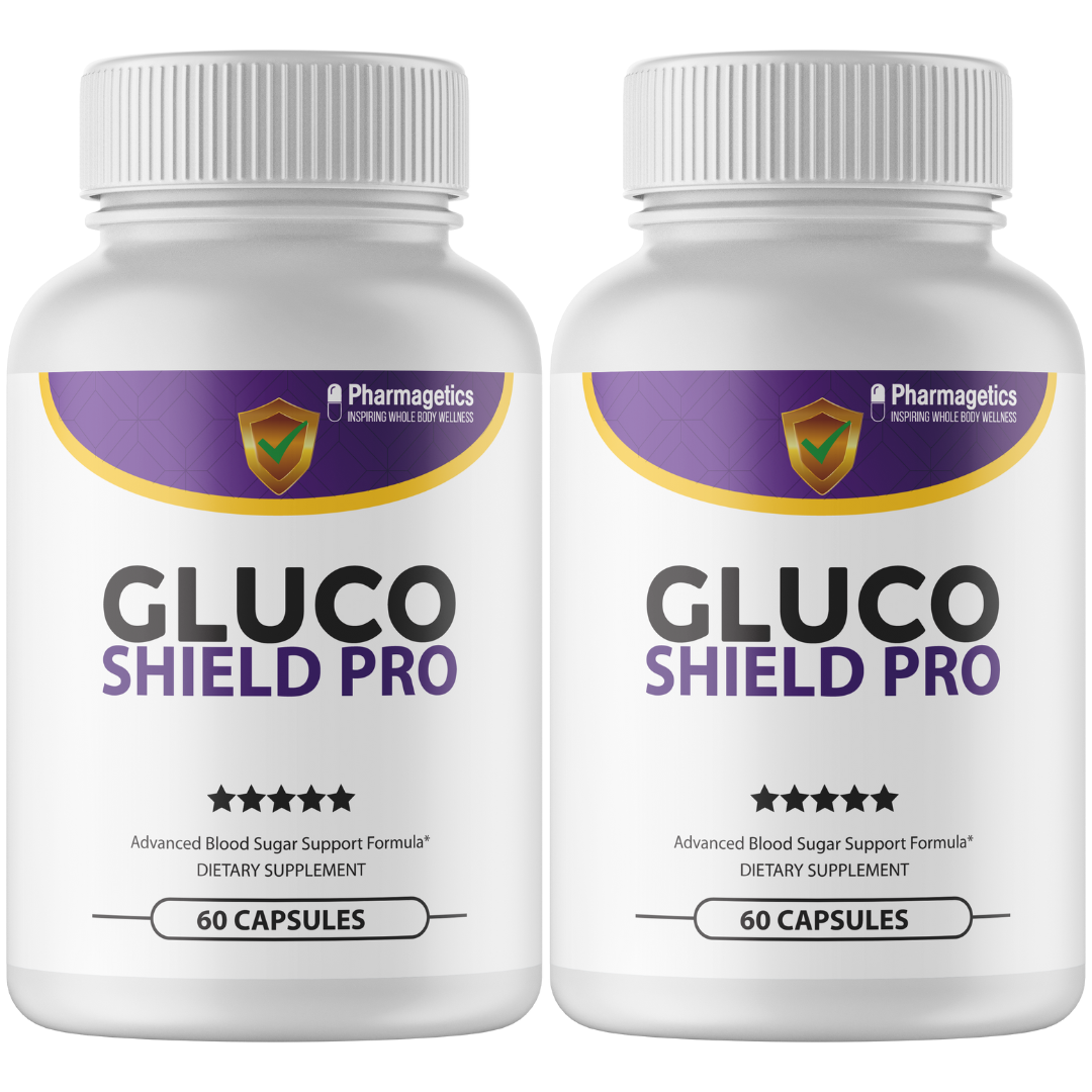 2 Bottles Gluco Shield Pro Supports Blood Sugar - Glucose Metabolism 60 caps x 2