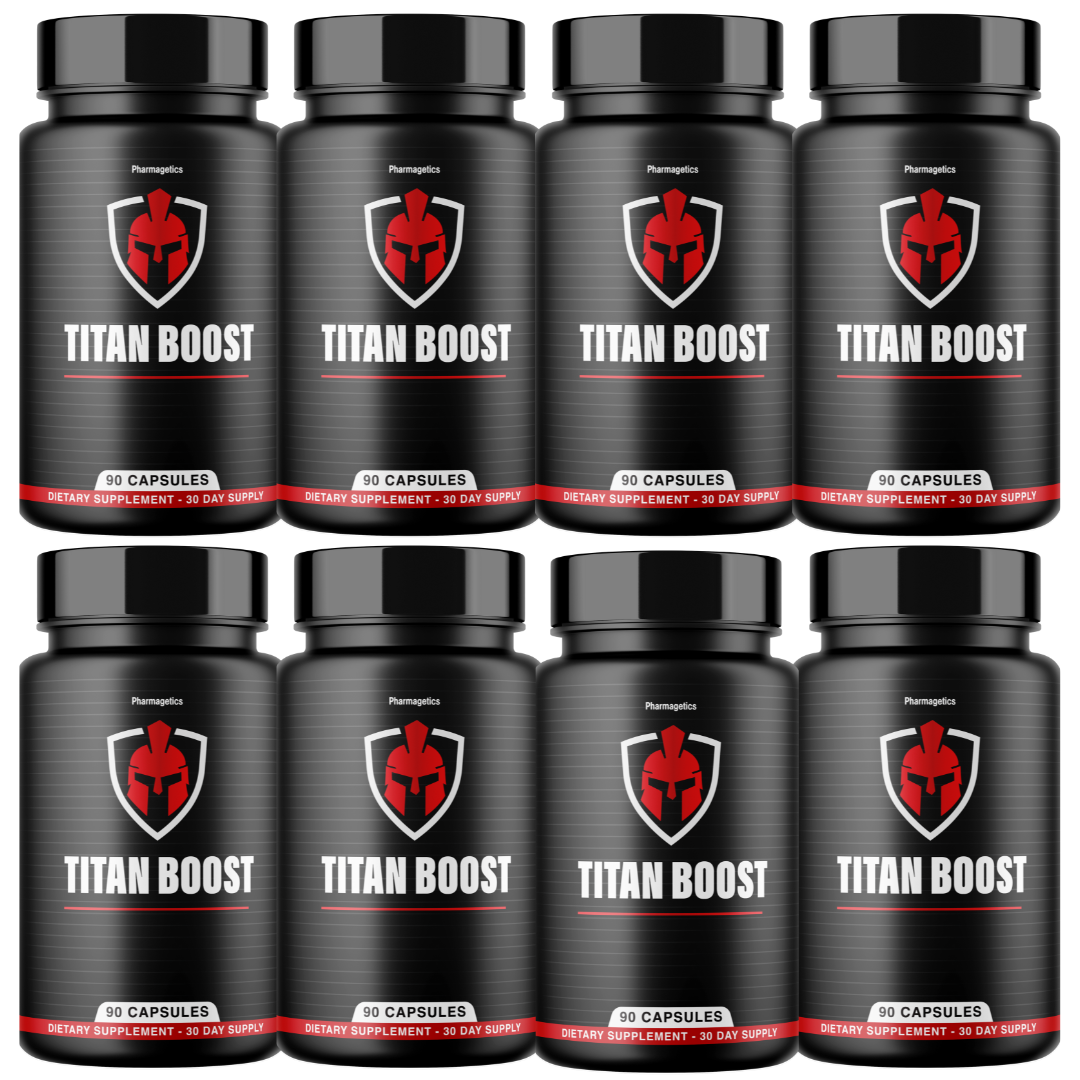 Titan Boost For Men Titan Boost Pills TitanBoost Male Performance - 8 bottles