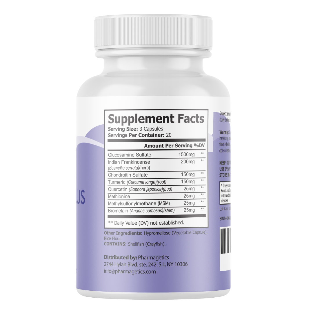 Flush Factor Plus Supports Mobility Flexibility & Enhance Strength - 8 Bottles