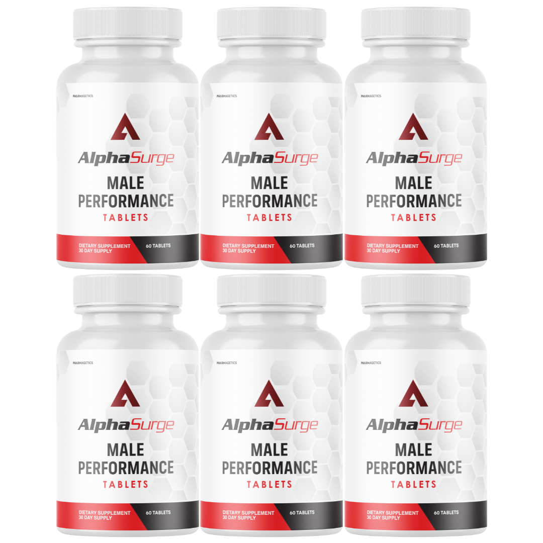 Alpha Surge for Men AlphaSurge Performance Male Support - 6 Bottles