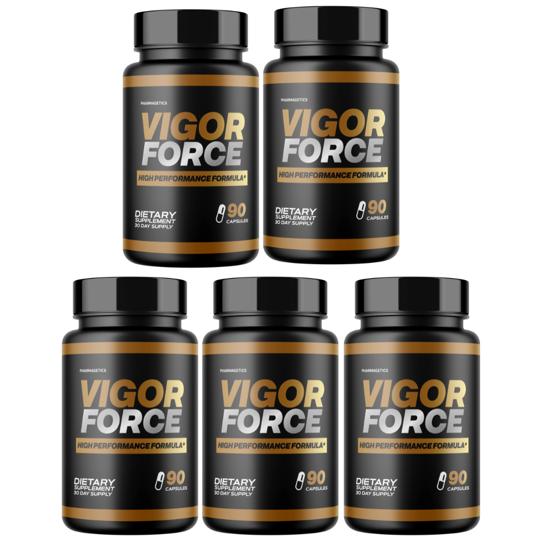 Vigor Force High Performance Formula 5 Bottles 450 Capsules – pharmagetics