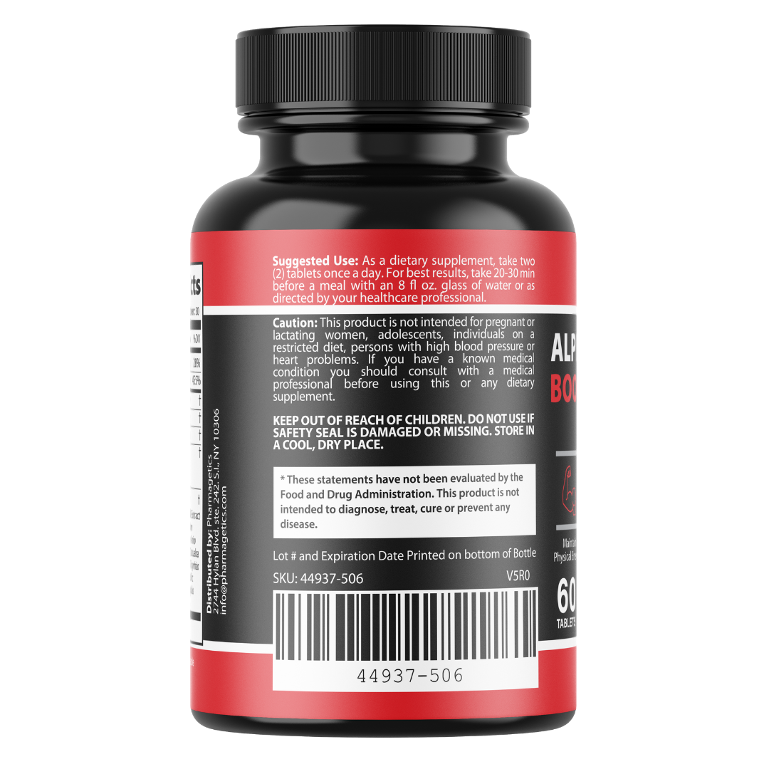 Alpha Testo Boost X Plus, Alpha Testo Booster for Men - 5 Bottles ...