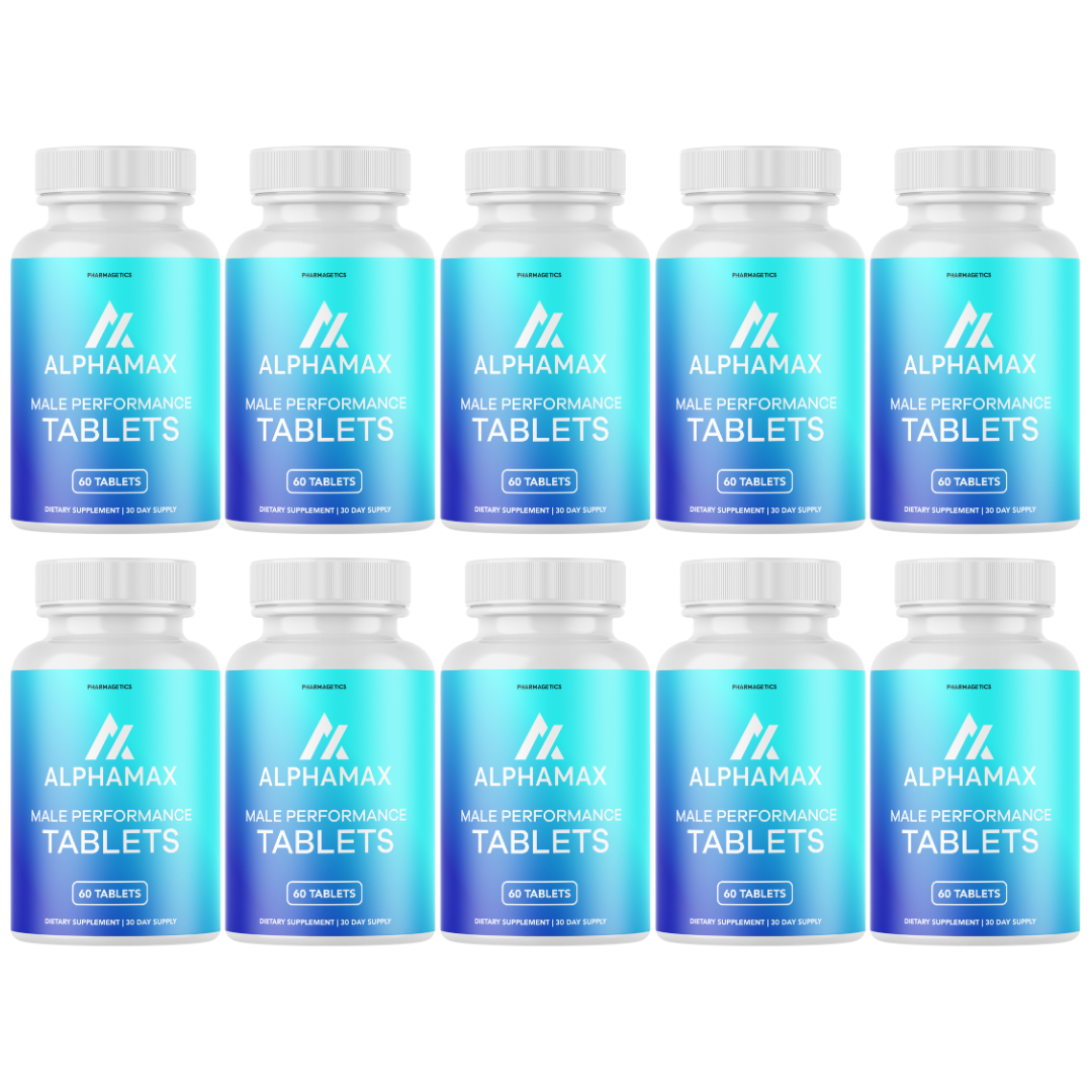 Alpha Max Tablets, Alpha Max Advanced Formula Wellness Support - 10 Bottles