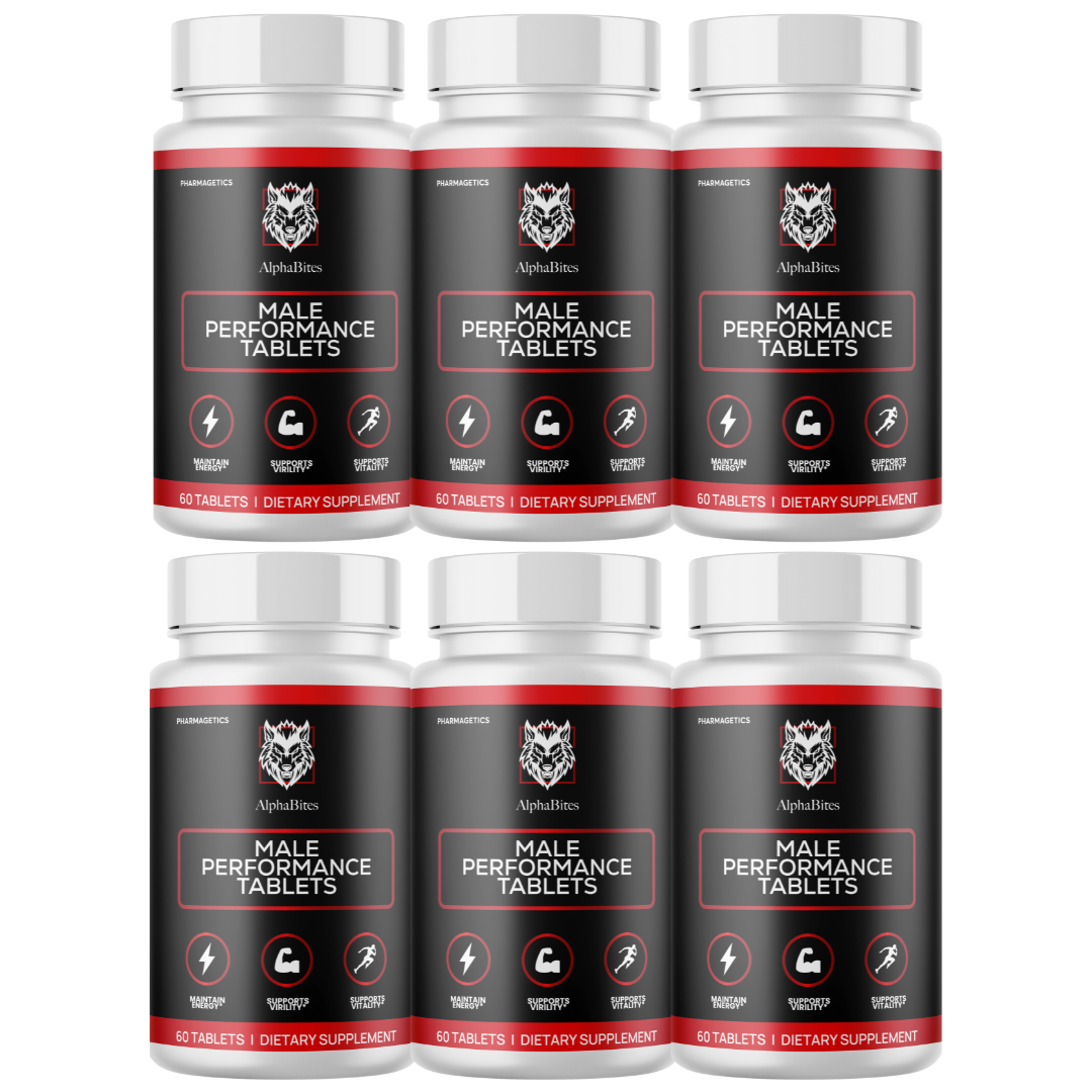 Alpha Bites - Male Enhancement Formula - 6 Bottles