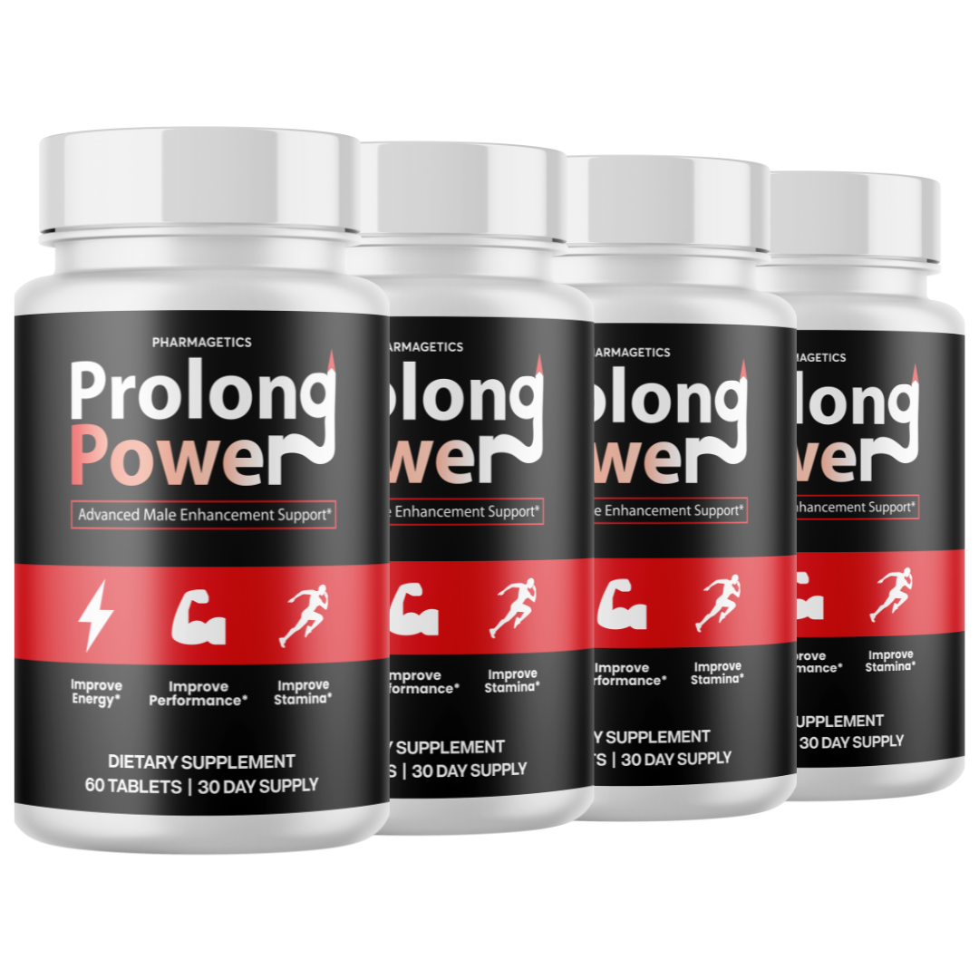 Prolong Power ED Pills For Men Pro Long Power - 4 Bottles