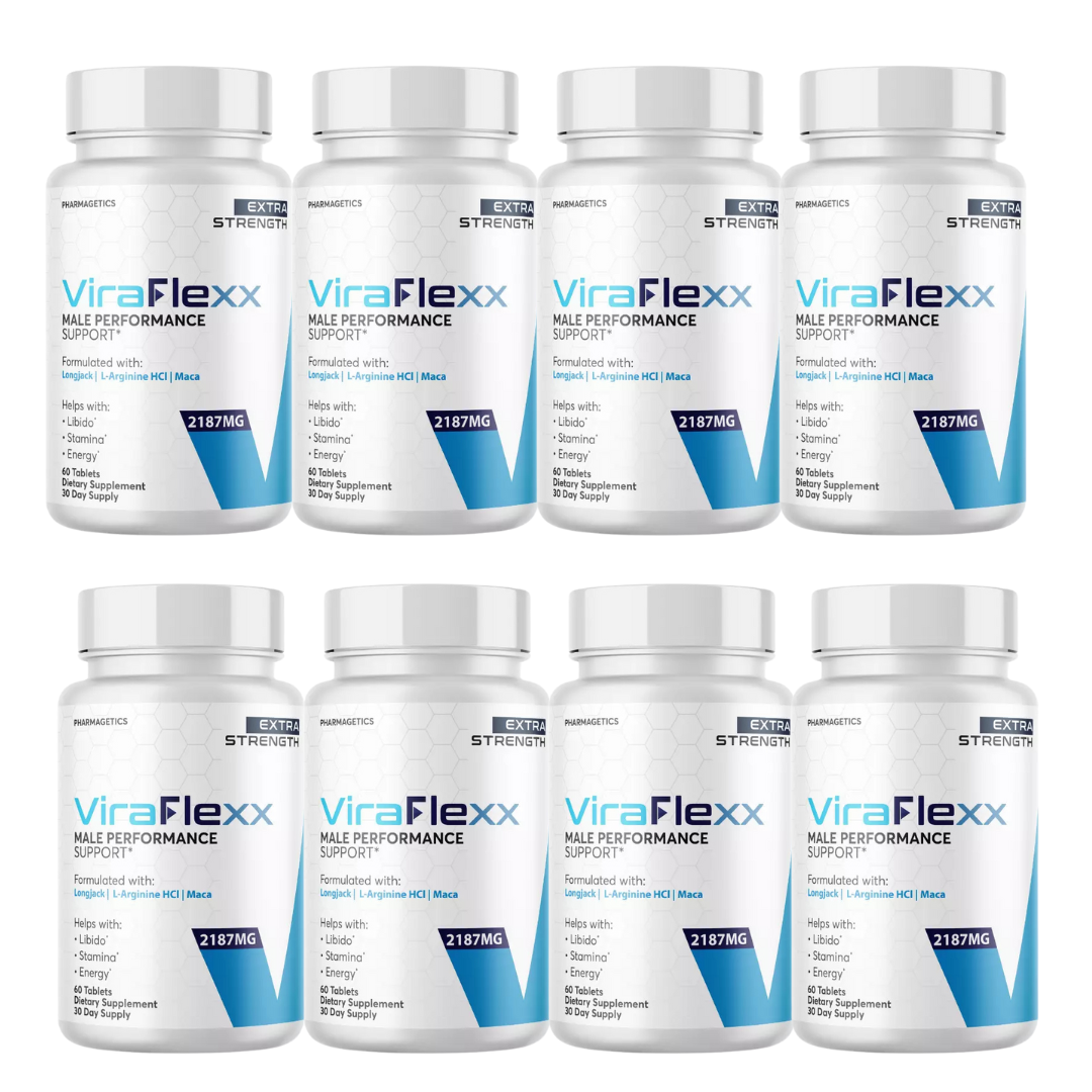 ViraFlexx Male Performance Support - 8 Bottles