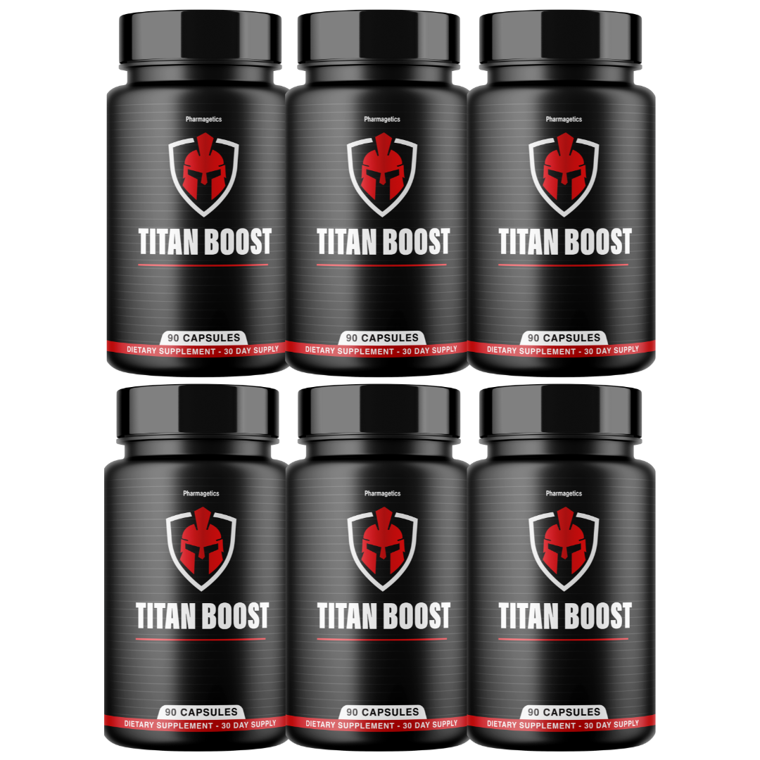 Titan Boost For Men Titan Boost Pills TitanBoost Male Performance - 6 Bottles