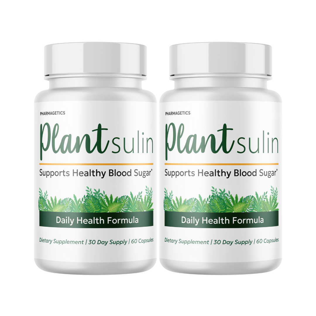 Plantsulin Supports Healthy Blood Sugar 2 Bottles 120 Capsules