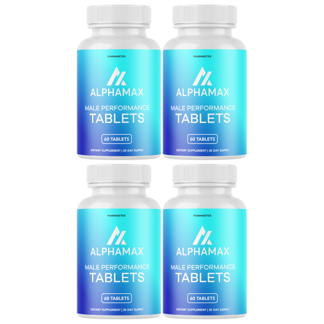 Alpha Max Tablets, Alpha Max Advanced Formula Wellness Support - 4 Bottles